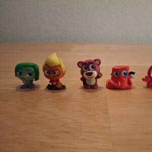 Disney Doorables Lot of 6 Hercules, Toy Story, Little Mermaid, Raya, Inside Out,